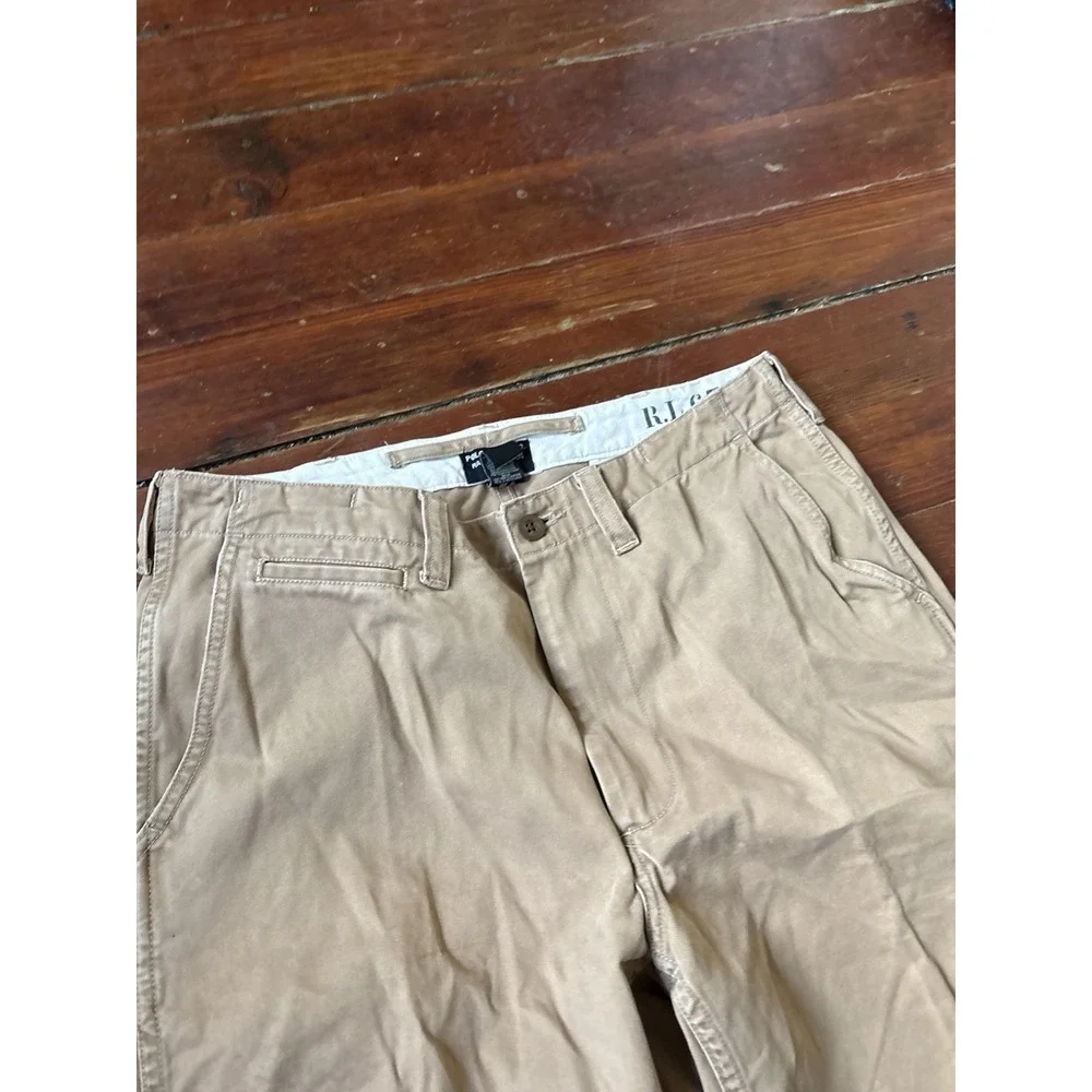 Vintage Polo Ralph Lauren Jeans Co RL67‎ Men's Khaki Chino Pants 33x32